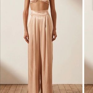 LA LUNE TUXEDO TROUSER - DESERT ROSE